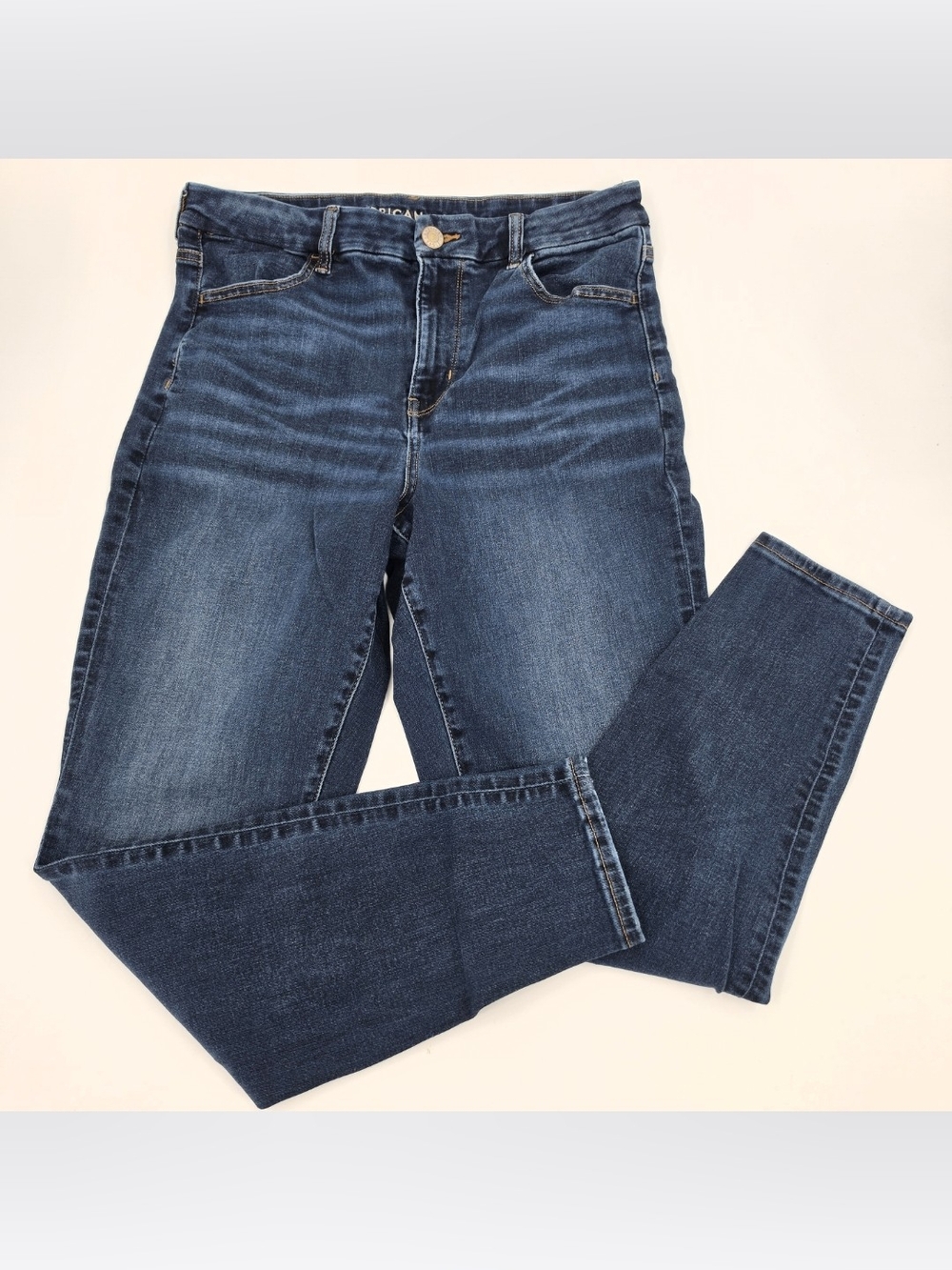 American Eagle Next Level Stretch Curvy High Rise Jegging Jean Womens Size 12 - Picture 2 of 8